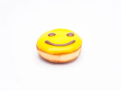 Yellow Smiley Donut